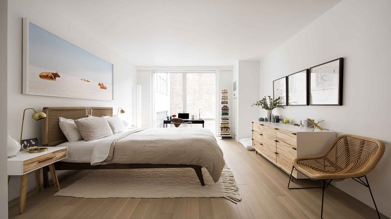 طراحی دکوراسیون اتاق خواب به سبک مینیمال